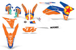 KTM C7 SX/SXF 2011-2012, XC/XCW/XCFW/EXC/EXCF 2012-2013 Bike Graphic Decal Kit - Red Star