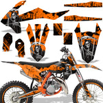 KTM SX 85 2018-2020 Dirt Bike Motocross Graphic Decal Kit - Reaper V2