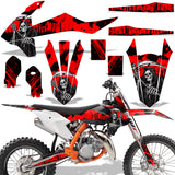 KTM SX 85 2018-2020 Dirt Bike Motocross Graphic Decal Kit - Reaper V2