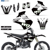 Kawasaki KX 85/100 2001-2013 Motocross Graphic Kit WD Race