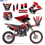 Kawasaki KX 85/100 2001-2013 Motocross Graphic Kit Reaper V2