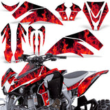 Kawasaki KFX 450 2008-2016 ATV Quad Graphic Kit - Flames