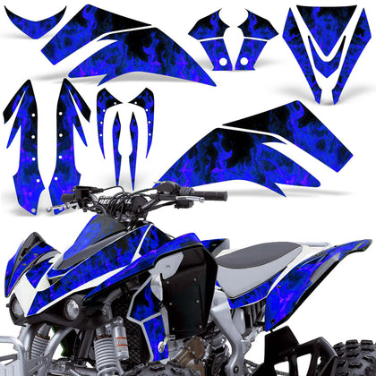 Kawasaki KFX 450 2008-2016 ATV Quad Graphic Kit - Flames