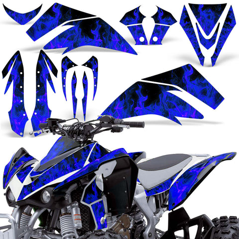 Kawasaki KFX 450 2008-2016 ATV Quad Graphic Kit - Flames