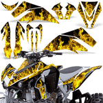 Kawasaki KFX 450 2008-2016 ATV Quad Graphic Kit - Flames