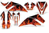 Kawasaki KFX 450 2008-2016 ATV Quad Graphic Kit - Flames