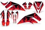 Kawasaki KFX 450 2008-2016 ATV Quad Graphic Kit - Flames