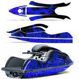 Kawasaki 800 SX-R 2003-2012 Jet Ski Graphic Wrap Kit - Flames
