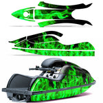 Kawasaki 800 SX-R 2003-2012 Jet Ski Graphic Wrap Kit - Flames