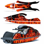 Kawasaki 800 SX-R 2003-2012 Jet Ski Graphic Wrap Kit - Flames