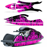 Kawasaki 800 SX-R 2003-2012 Jet Ski Graphic Wrap Kit - Flames