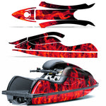 Kawasaki 800 SX-R 2003-2012 Jet Ski Graphic Wrap Kit - Flames