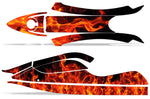Kawasaki 800 SX-R 2003-2012 Jet Ski Graphic Wrap Kit - Flames