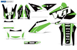 Kawasaki KLX 400 2000-2016 Motocross Graphic Kit WD Race