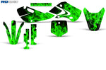 Kawasaki KLX 110 2002-2009 Motocross Graphic Kit Flames
