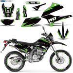 Kawasaki KLX 250 2008-2016 Motocross Graphic Kit WD Race