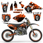 Kawasaki KX 125/250 2003-2012 Motocross Graphic Kit Reaper V2