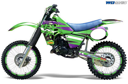 Kawasaki KX 125 1983-1985 Motocross Graphic Kit Retro Race