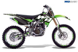 Kawasaki KX 250F 2004-2005 Motocross Graphic Kit WD Race