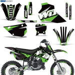 Kawasaki KX80/100 1995-1997 Motocross Graphic Kit WD Race