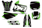 Kawasaki KX 80/100 1998-2000 Motocross Graphic Kit WD Race