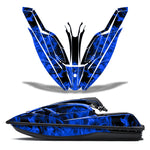 Kawasaki SX-R SXR JS1500 2017-2022 Jet Ski Graphic Wrap Kit - Flames