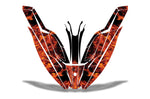 Kawasaki SX-R SXR JS1500 2017-2022 Jet Ski Graphic Wrap Kit - Flames