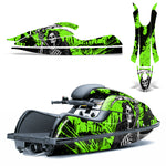 Kawasaki 800 SX-R 2003-2012 Jet Ski Graphic Wrap Kit - Reaper V2