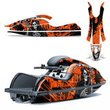 Kawasaki 800 SX-R 2003-2012 Jet Ski Graphic Wrap Kit - Reaper V2