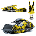 Kawasaki 800 SX-R 2003-2012 Jet Ski Graphic Wrap Kit - Reaper V2