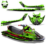 Kawasaki Sport Tourer 1100 STX  1997-1999 Jet Ski Graphic Wrap Kit - Reaper V2