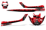 Kawasaki Sport Tourer 1100 STX  1997-1999 Jet Ski Graphic Wrap Kit - Reaper V2