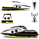 Kawasaki 750 SX SXR 1992-1998 Jet Ski Graphic Wrap Kit - Wrecked