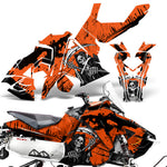 Polaris Axys Rush Pro S/Switchback Pro S/Switchback Adventure 2015+ Sled Snowmobile Wrap Graphic Kit - Reaper V2