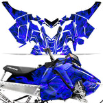 Polaris Axys Rush Pro S/Switchback Pro S/Switchback Adventure 2015+ Sled Snowmobile Wrap Graphic Kit - Flames