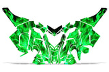 Polaris Axys Rush Pro S/Switchback Pro S/Switchback Adventure 2015+ Sled Snowmobile Wrap Graphic Kit - Flames