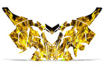 Polaris Axys Rush Pro S/Switchback Pro S/Switchback Adventure 2015+ Sled Snowmobile Wrap Graphic Kit - Flames