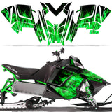 Polaris PRO-R, RMK, Rush, Switchback, Assault 2011-2016 Sled Snowmobile Wrap Graphic Kit - Flames