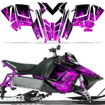 Polaris PRO-R, RMK, Rush, Switchback, Assault 2011-2016 Sled Snowmobile Wrap Graphic Kit - Flames
