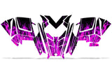 Polaris PRO-R, RMK, Rush, Switchback, Assault 2011-2016 Sled Snowmobile Wrap Graphic Kit - Flames