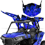 Polaris RZR XP 1000 2 Door 2013-2016 UTV Graphic Kit - Flames