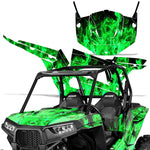 Polaris RZR XP 1000 2 Door 2013-2016 UTV Graphic Kit - Flames