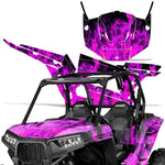 Polaris RZR XP 1000 2 Door 2013-2016 UTV Graphic Kit - Flames