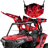 Polaris RZR XP 1000 2 Door 2013-2016 UTV Graphic Kit - Flames