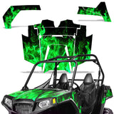 Polaris Ranger RZR 570 All Years 2014-2021 UTV Graphic Kit - Flames