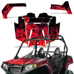 Polaris Ranger RZR 570 All Years 2014-2021 UTV Graphic Kit - Flames