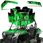 Polaris RZR XP 900 2011-2014 UTV Graphic Kit - Flames