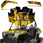 Polaris RZR XP 900 2011-2014 UTV Graphic Kit - Flames