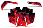 Polaris RZR XP 900 2011-2014 UTV Graphic Kit - Flames