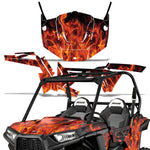 Polaris RZR 900 Trail 2015-2016 UTV Graphic Kit - Flames